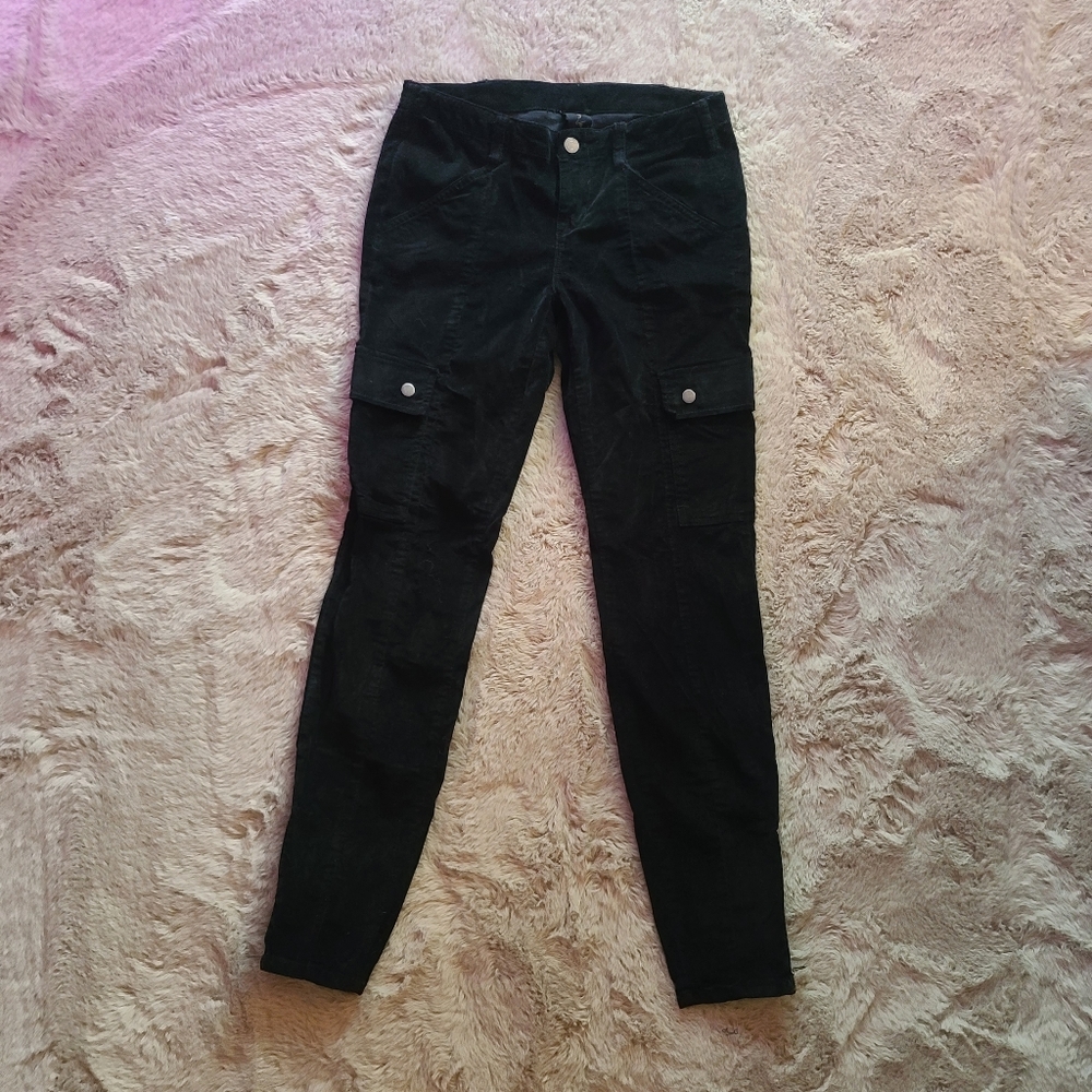 London Jean suede cargo pants